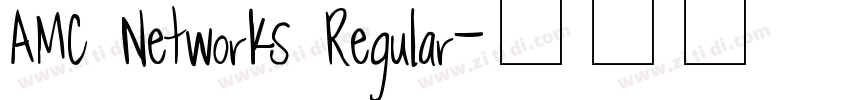 AMC Networks Regular字体转换